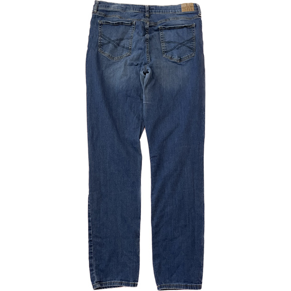 Aero Womens Denim Blue Jeans Size 16L Zip Button 5 Pockets - Picture 2 of 3